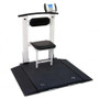 Detecto 6570 Portable Wheelchair Scale with Handrail and Seat