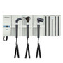 ADC Adstation 5611-56 3.5V Wall Otoscope/Throat Illuminator/Dermascope Diagnostic Set