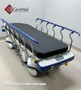Refurbished Stryker 1115 prime series in a medical room with black mattress.