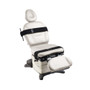 Midmark 630 HumanForm chair with black safety straps across back and seat.