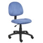 Boss B325 Perfect Posture Deluxe Modern Microfiber Home Office Chair without Arms