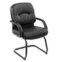 Boss B7409 Mid Back Caressoft Guest Chair In Black