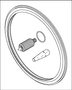 Sterilizer Pm Kit Replacement OEM Part #004014 (Door Gasket only)