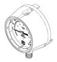 Pressure Gauge (jacket) Replacement OEM Part #136816-097