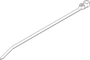 Cable Tie (8 White) Replacement OEM Part #(OEM Part # Not Available)
