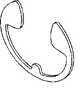 Retaining Ring (external) Replacement OEM Part #010-002-00