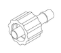 Luer Lock (male X 5/32" Barb) Replacement OEM Part #621066001