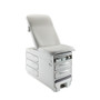 Midmark Ritter 204 manual exam table new with white seamless upholstery.