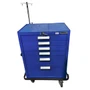Blue bell crash cart refurbished blue color.