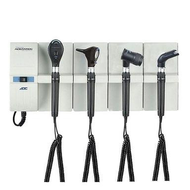 ADC Adstation 5610-56 3.5V Wall Otoscope/Ophthalmoscope/Throat Illuminator/Dermascope Diagnostic Set