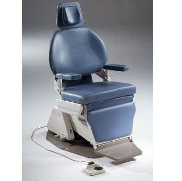 Midmark ritter 391 with blue upholstery and foot control.