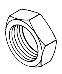 Shaft Nut Replacement OEM Part #STN017/840-1-14