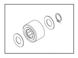 Roller Bearing Kit Replacement OEM Part #28-111 (Retaining Ring only), 11-275 (Washer only), 81-118/81-147 (Needle Bearing only)