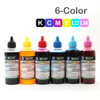 Standard Dye Ink - 100 ml x 6 Six-Color Refill Ink for Canon (KD600X-CC-LCLM)