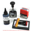 Premium Black Water-Based Refill Ink for Self Inking Stamps Inkpad