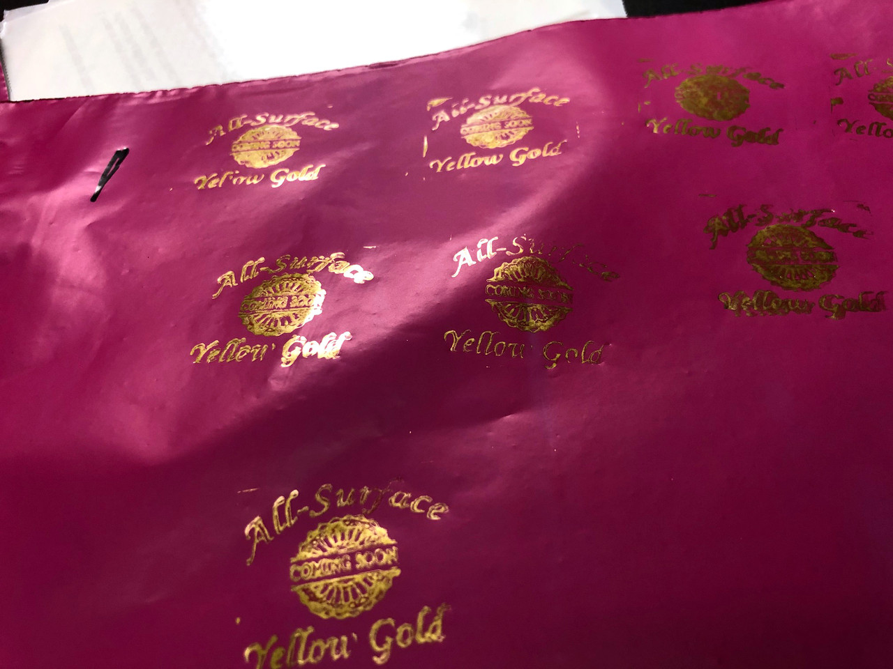 BCH Premium Yellow Gold All-Surface Gold Stamp Ink - The Ultimate Solution  for High-Quality Stamping