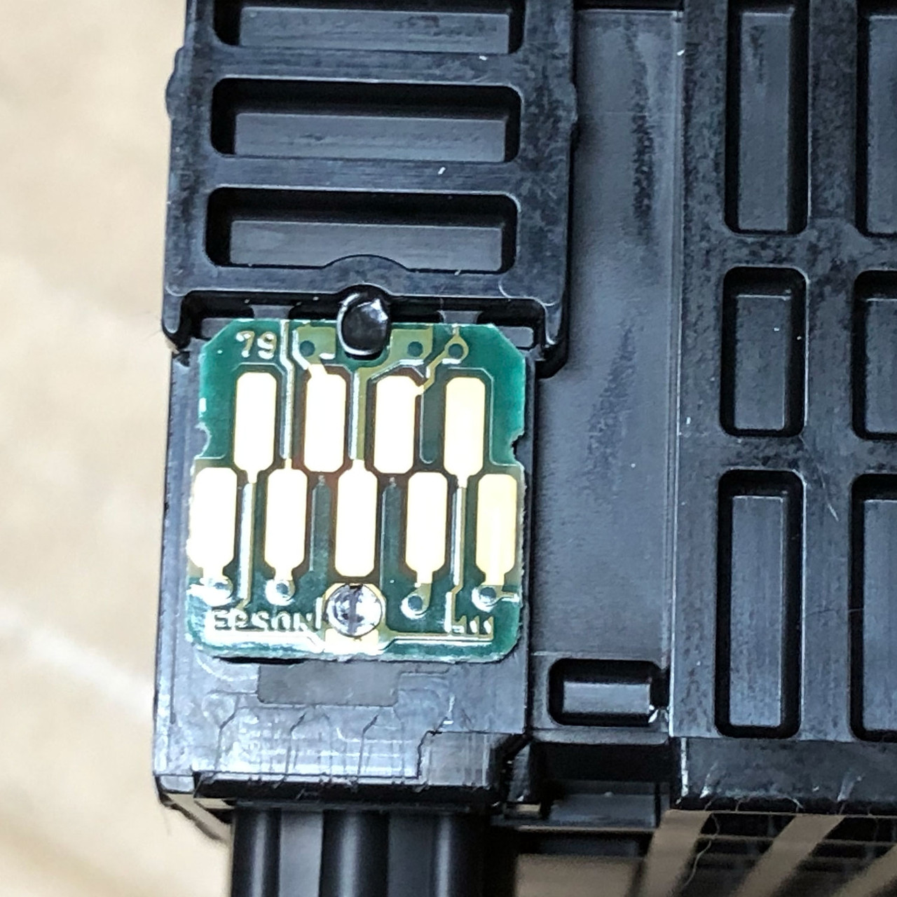 One Regular Epson Cartridge Chip Board CSIC Pins (9-pin