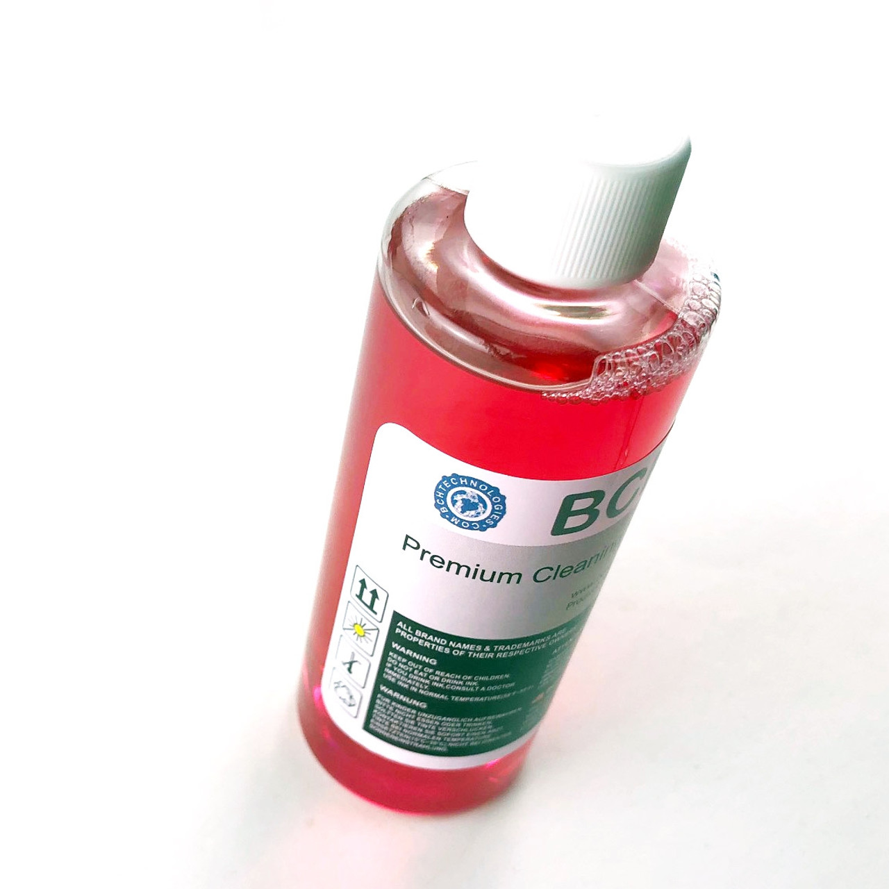 Premium BCH MaxStrength™ RED Professional Cleaning Solution for Water-Based  Inks: Dye, Pigment, Sublimation NOT FOR SOLVENT INK BCH Technologies