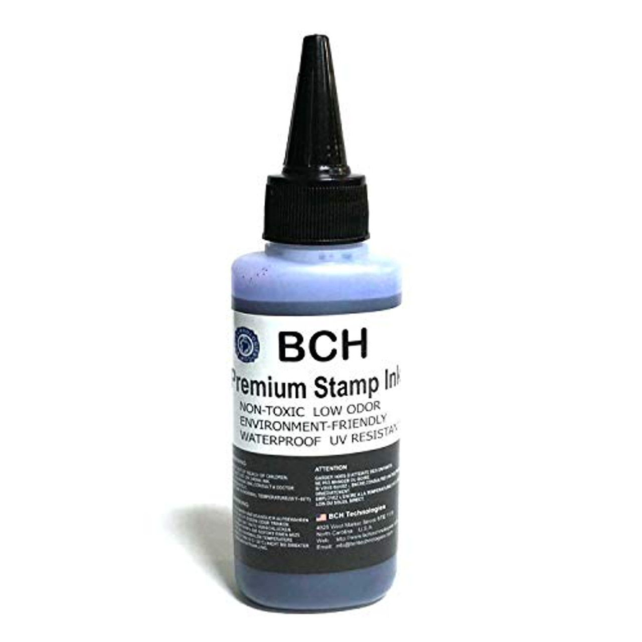 Purple Stamp Ink Refill by BCH - Premium Grade - 2.5 oz