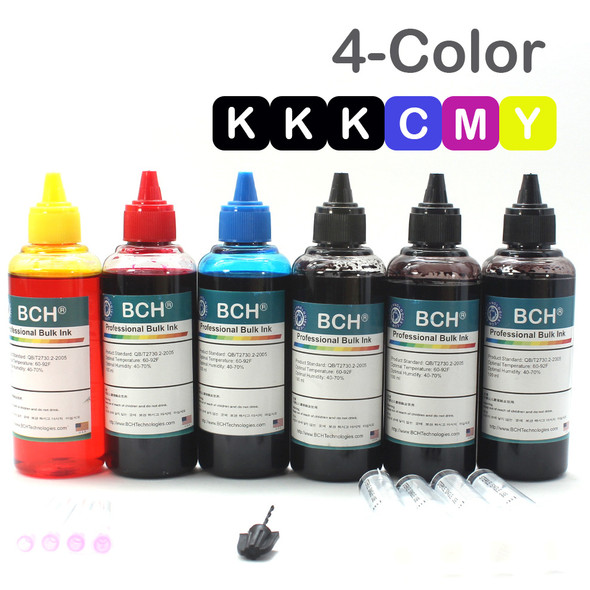 Standard Dye Ink - 100 ml x 6 Four-Color Ink for HP