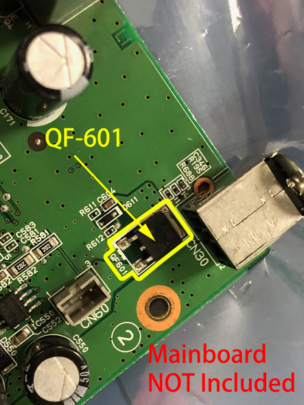 Transistor QF601 for Mainboard CB53 Main: L1800 1390 1430 Epson Printers - Fix No Power