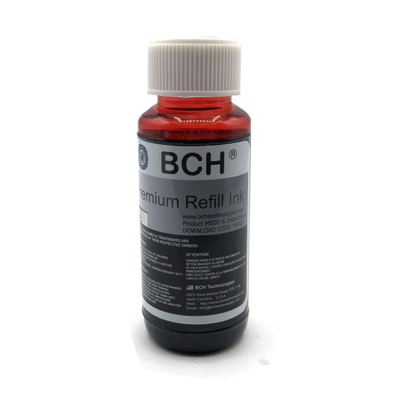 Premium 100 ml Red (NOT MAGENTA) Refill Ink for Epson  XP-15000 (ID100Red-AE)