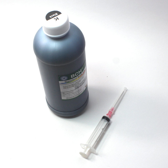 Standard Dye Ink - 500 ml Black Photo Dye Ink for HP (ID500K-CH)