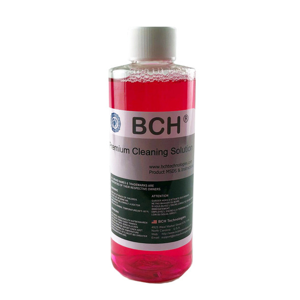 Premium BCH MaxStrength™ RED Professional Cleaning Solution for Water-Based Inks: Dye, Pigment, Sublimation - NOT FOR SOLVENT INK