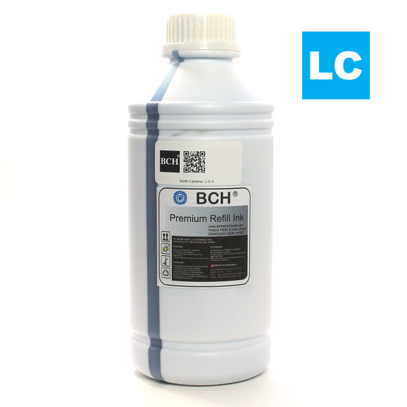 Premium 1,000 ml LIght Cyan Sublimation Ink for Epson (IS1000LC-AE)