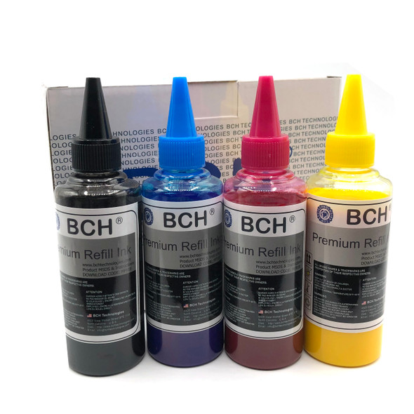 Bulk Premium DTF Direct-to-Film Ink - 4-Pack: KCMY (no White)