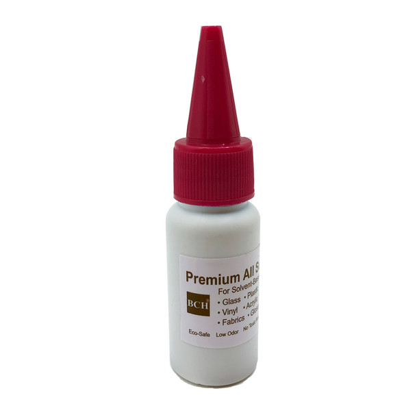 BCH Premium All-Surface Stamp Ink - Solvent Based Fast Dry Red