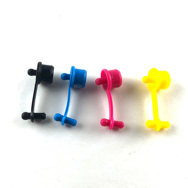 4 Silicone Stopper Plugs for CIS tanks with 1 cm Inner Diameter Refill Hole (AS-Stopper-4)