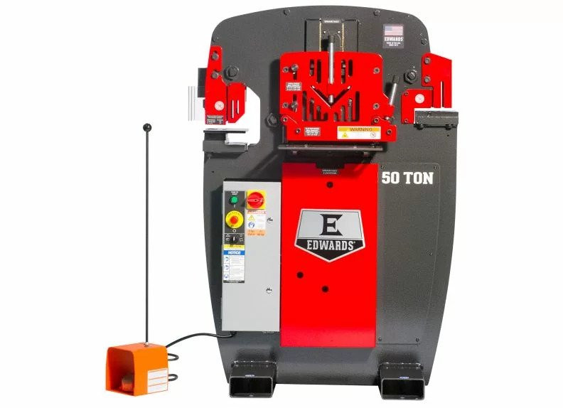 Steelworkers Tools Edwards 50 Ton Ironworker, 380V, 3PH, 50HZ - Intl With Powerlink - US ...