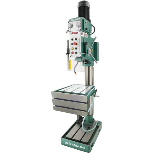 Grizzly G0793 - Heavy-Duty Drill Press with Auto-Feed, Tapping and