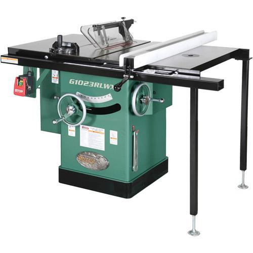 Grizzly Industrial 10” 3 HP Cabinet Left-Turning Table Saw G1023RL