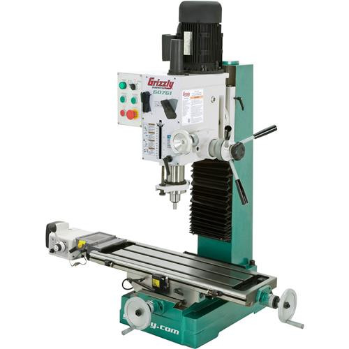 Grizzly G0761 - 10" x 32" 2 HP HD Benchtop Mill/Drill with Power Feed and Tapping