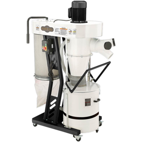 Shop Fox W1867—1.5 HP Portable Cyclone Dust Collector - US Tool Depot