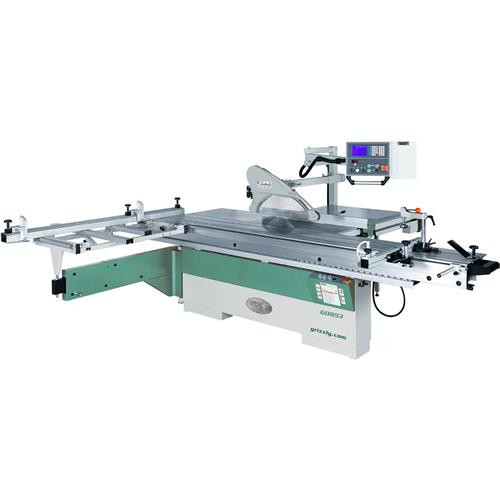 Grizzly G0853 - 14" 10 HP 3-Phase Sliding Table Saw with DRO and CNC Fence