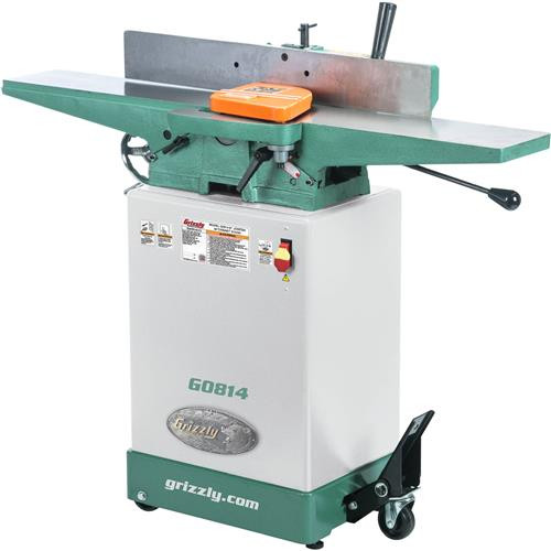 Grizzly G0814 - 6" x 48" Jointer with Cabinet Stand