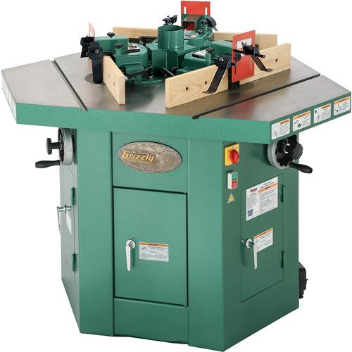 Grizzly G7214Z - 7-1/2 HP 3-Phase Spindle Shaper - US Tool Depot