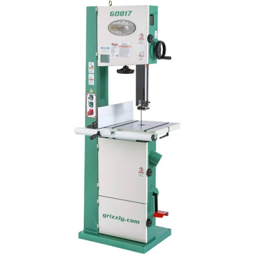Grizzly G0817 - 14" Super HD 2 HP Resaw Bandsaw with Foot Brake