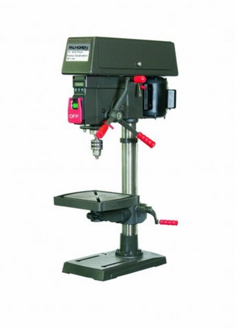 Palmgren 12 in. 16- Speed Bench step pulley drill press - 80150