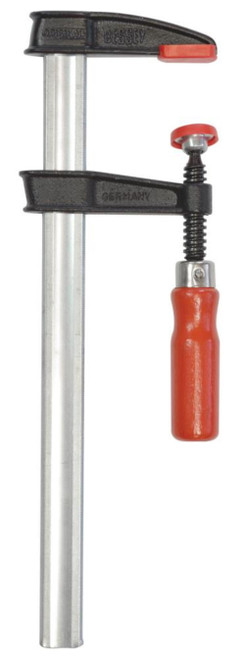 Bessey 12 In. Capacity, 2-1/2 In. Throat Depth, Bar Clamp with Wood Handle