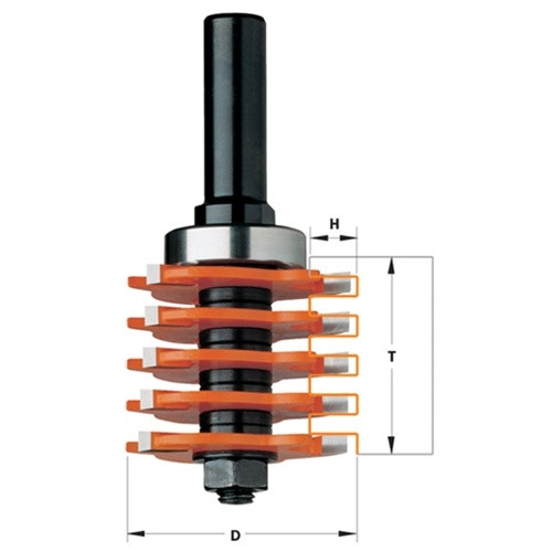 CMT 800.616.11 Box Joint Bit, 1-7/8-Inch Diameter, 1/2-Inch Shank