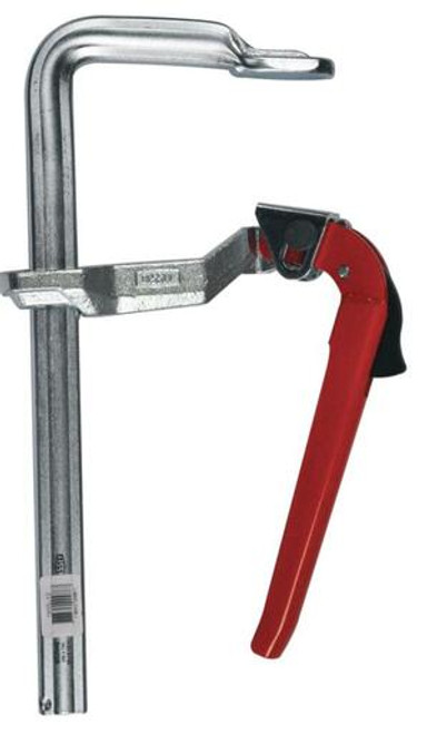 Lever Clamp, 10 Inch Capacity and 5-1/2 Inch Throat Depth with Offset Lever