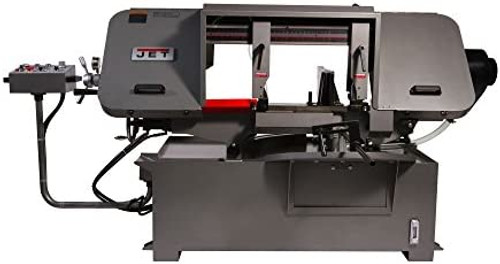 JET HBS-1220MSAH, 12" X 20" Semi-automatic Mitering Variable Speed Bandsaw with Hydraulic Vise