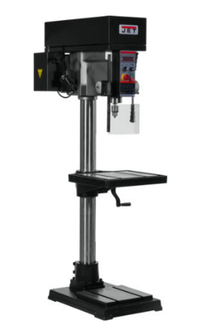 Jet JDP-20EVST-230-PDF, 20" EVS Geared Head Drill Press w/ Tapping & Power Downfeed 230V