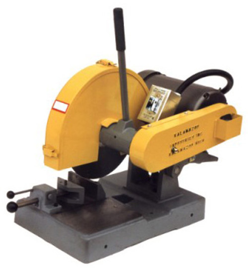 Kalamazoo Industries 14" Industrial Abrasive Chop Saw, Bench Model, 5HP, 3-Phase, 220V - K12-14B-3-220