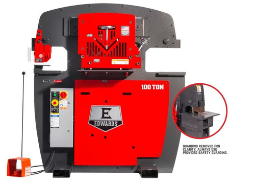 Edwards 100 Ton Ironworker 460V, 3PH, With Powerlink