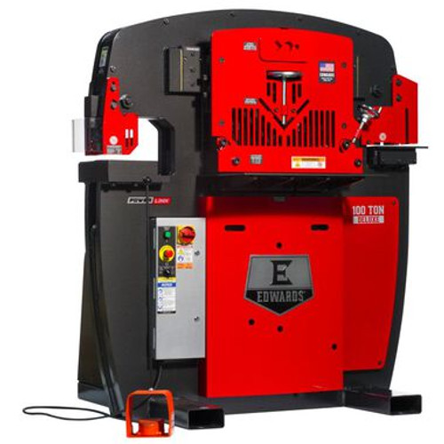 Edwards 100 Ton Deluxe Ironworker 208V, 3PH